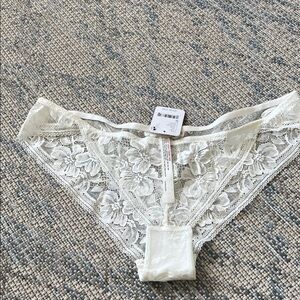 Free People M Ivory Lace Panty